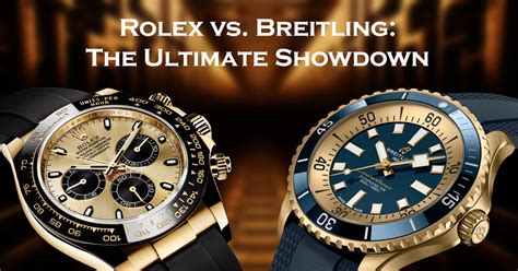 Rolex vs. Breitling: The Ultimate Showdown 